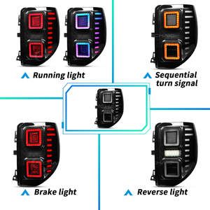 Luz Trasera LED ABS para Bronco Sport 2020-2022, Lente Transparente RGB, Nueva Luz de Circulación Diurna, Enchufar y Usar, Resistente al Agua - Product Image 3