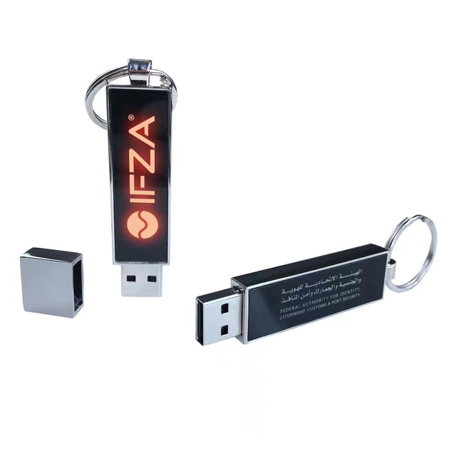 Unique Design Acrylic LED Glowing Music USB Flash Drive with Internal Engrave logo