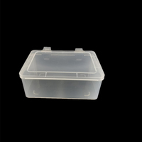 Petite boîte en plastique transparente stockage de perles boîte vide organisateur pour perles artisanat bijoux Crayon