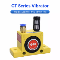 Pneumatische Vibratoren der GT/K-Serie Kleine Turbinen vibratoren mit einstellbarer Amplitude und hoher Leistung in Edelstahl