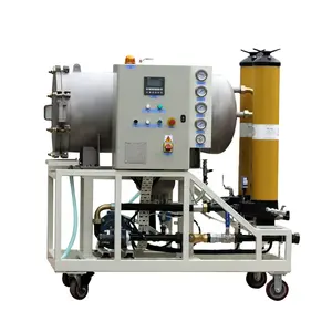 Máquina de filtro de aceite de deshidratación coalescente de alta precisión, para purificación de aceite aislante