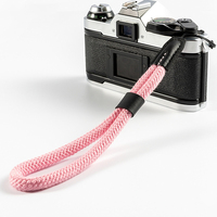 Sangle de poignet légère en pur coton pour appareil photo, vente en gros d'usine, sangle de poignet portable pour petites caméras numériques Polaroid