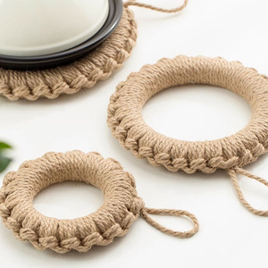 Platos y Vajilla Minimalistas Contemporáneos de Cáñamo Vietnamita, Económicos y Ecológicos, al por Mayor - Product Image 6