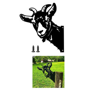 Estaca de Metal para granja de jardín, decoración de vaca oxidada/Tigre/perro/orangután/caballo - Product Image 5