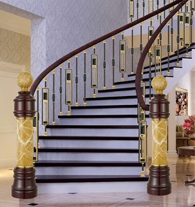 BIỆT THỰ tư nhân phòng cầu thang lan can thiết kế sang trọng Mỹ phong cách cầu thang lan can Dễ dàng cài đặt cầu thang lan can - Product Image 1