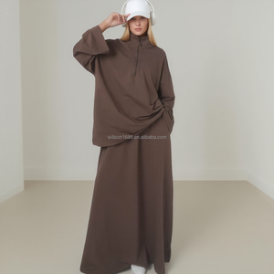 Willson 2026 穆斯林长袍套装，优雅两件套，时尚舒适，适合所有季节 - Product Image 1