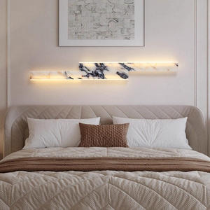 XRDSZM Italian Style Marble <b>Wall</b> Lamp LED Modern Minimalist Bedroom Living Room Decorative Lighting Ambient <b>Light</b> - Product Image 2