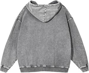 Evertop Custom Logo 420 Gsm Vintage Washed Men Hoody 100% Cotton Hoodie Blank Oversized - Product Image 2