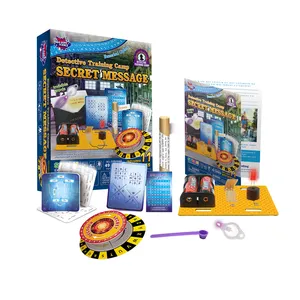 Completo 11 Secret Spy Detective Kit Fingerprint Kids Activity Set Spy Science Kit Play STEM Science Kit Project for Kids