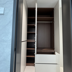 <span class=keywords><strong>Cabina</strong></span> <span class=keywords><strong>Armadio</strong></span> Moderna in Legno su Misura per Organizzazione e Stoccaggio Vestiti, Arredamento Camera da Letto - Product Image 3