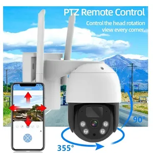 10ch 4MP Wifi năng lượng mặt trời PTZ IP Camera 12.5 "Màn hình NVR Kit tự động theo dõi không dây <span class=keywords><strong>Home</strong></span> CCTV Camera <span class=keywords><strong>Video</strong></span> hệ thống giám sát - Product Image 6