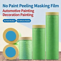 Film de protection plastique épaissi haute adhérence pour peinture en aérosol, autocollant statique spécial voiture anti-déchirure de peinture pour masquage