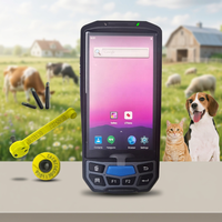 Lector de Microchip Portátil para Animales FRD6700 Android con BT WiFi 134.2kHz, Lector de Microchip ISO11784/5 FDX-B, Pantalla Táctil LCD de 4800mAh