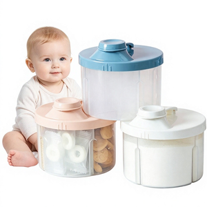 Distributeur de lait infantile, récipient de stockage de lait en poudre anti-fuite, conteneur léger <span class=keywords><strong>pour</strong></span> collations de céréales <span class=keywords><strong>pour</strong></span> tout-petits, aliments <span class=keywords><strong>pour</strong></span> bébés - Product Image 1