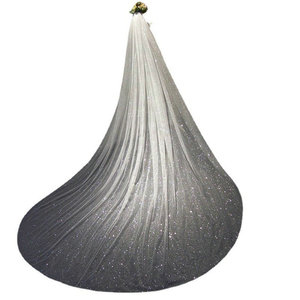 Qushine <span class=keywords><strong>velo</strong></span> lungo <span class=keywords><strong>da</strong></span> <span class=keywords><strong>sposa</strong></span> in pizzo con paillettes abbagliante lucido <span class=keywords><strong>velo</strong></span> <span class=keywords><strong>da</strong></span> <span class=keywords><strong>sposa</strong></span> - Product Image 4