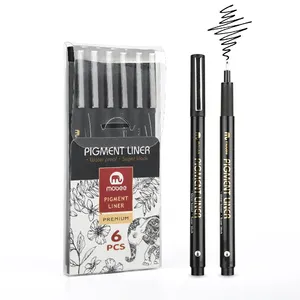 Factory Wholesale Fineliner Pen Set High Quality Fine Point Marker Art Marker Water-based Pigment Liner Fine Tip Fineliner Pen