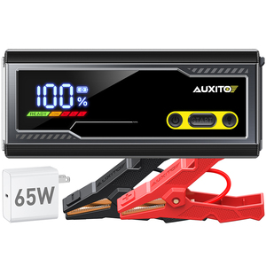 เครื่องช่วยสตาร์ทรถยนต์ AUXITO 10000A สำหรับเครื่องยนต์เบนซินและดีเซลทุกชนิด ความจุแบตเตอรี่ 24000mAh แบบพกพา พร้อมที่ชาร์จเร็ว 65W - Product Image 3