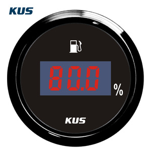 เกจวัดน้ำมันดิจิตอลกันน้ำ KUS IP67 รุ่นใหม่ ขนาด 52 มม. 12/24V 316SS 0~190 โอห์ม 0~100% สำหรับเรือและเครื่องกำเนิดไฟฟ้า - Product Image 3