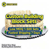 Ensembles de blocs de construction personnalisés Gobricks compatibles avec les briques en plastique ABS, modèles architecturaux, blocs de construction, kits d'assemblage