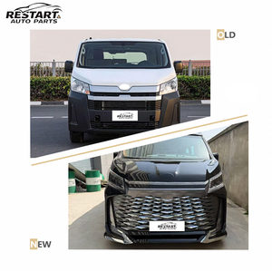 Kit de Carrocería PP Compatible con Toyota <span class=keywords><strong>Hiace</strong></span> 2018+ KDH200/211/220/TRH221 Hasta AIphard Kaiser |   Instalación Fácil |   Combinación Perfecta - Product Image 2
