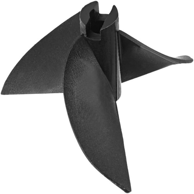 High Precision Injection Molded Nylon Precision Engineered Injection Molded 3-Blade Propeller for RC Boat