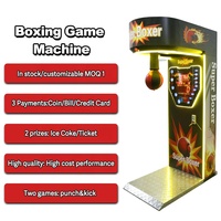 Machine d'Arcade de Boxe à Monnayeur pour Tickets Rédemptibles, Jeux Amusants de Poing Boxeur Électronique, en Vente