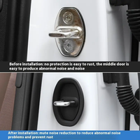 Housse de protection universelle autocollante en silicone anti-poussière pour poignées de portes de voiture, certifiée ISO9001, résistante aux rayures