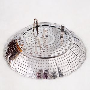 Plateau de cuisson vapeur télescopique en acier inoxydable pour la maison, en forme de lotus, assiette à fruits, cuiseur vapeur multifonctionnel, plaque de cuisson vapeur - Product Image 2