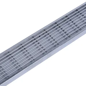 Ledfre — drain de douche de grande taille, pour salle de bains, en acier inoxydable, grille de sol de cuisine commerciale et commerciale, pour le métal