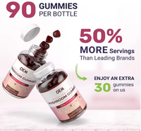 WELLBODY OEM/ODM Marque privée Vegan 10 en 1 Mélange de champignons Complexe de bonbons pour améliorer la mémoire Stimuler le système immunitaire Bonbon aux champignons