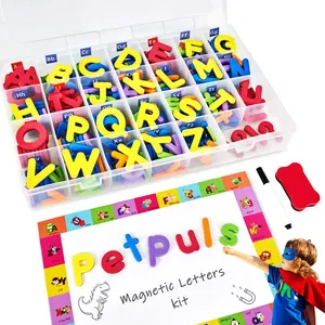 Лидер продаж, Детские магнитные игрушки, обучающая буквенная Детская обучающая игрушка для обучения правописанию