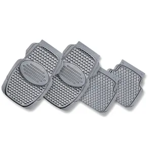 PVC anti slip new dotted design waterproof Car floor Mat with 4 pcs for Universal car