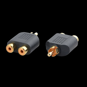 ขั้วต่อ RCA โฟโนแบบคู่ 2 พิน อะแดปเตอร์เสียงและวิดีโอ สำหรับต่อขยาย AV - Product Image 1