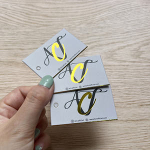 Carte de remerciement personnalisée avec impression de logo, texture artistique, papier artistique, carte de remerciement personnalisée, carte de remerciement pour les achats - Product Image 2