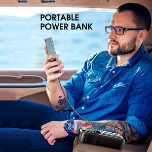 Недорогой автомобильный аккумулятор, пусковое устройство для шин, портативный воздушный компрессор с пакетом EVA, мотоциклетные черные USB-C - Product Image 5