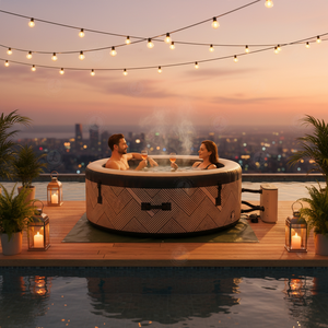 Spa gonflable personnalisé économique 2026 à structure stable pour extérieur, idéal pour les divertissements de jardin et les vacances - Product Image 2
