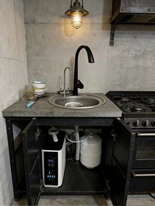 Purificador de Agua Inteligente OEM para el Hogar, 100 GPD, Eléctrico, de Ósmosis Inversa, de Plástico, Bajo Fregadero, con Función de Autolimpieza, Grifo Inteligente y Agua Caliente, 5 Etapas - Product Image 5