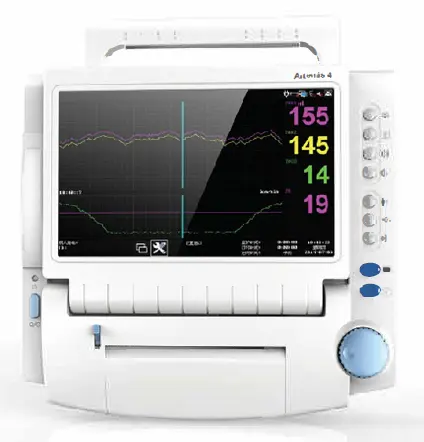 BIOSTELLAR Fetal Monitor CTG Cardiotocography Fetal Heart Rate with Twin Doppler with CE certificate