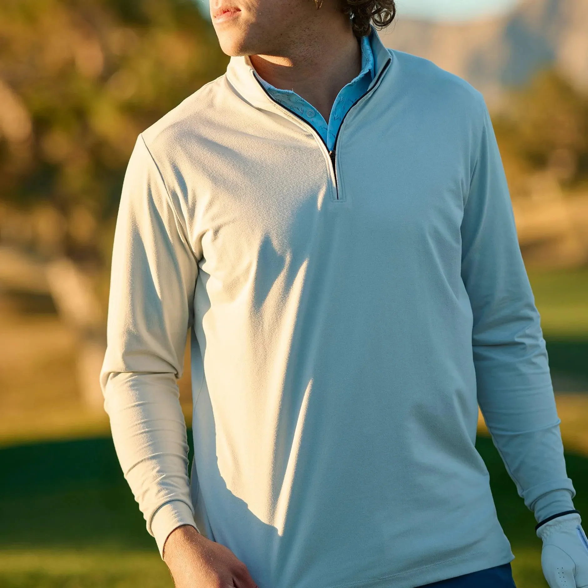 골프 하프 지퍼 폴로 셔츠 도매 사용자 정의 자신의 디자인/색상/패브릭 남성 패션 스포츠웨어 폴로 셔츠 골프 쿼터 지퍼