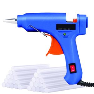 Pistola per colla a caldo 20W 100-240V con 30 stick di colla per progetti creativi - Product Image 1