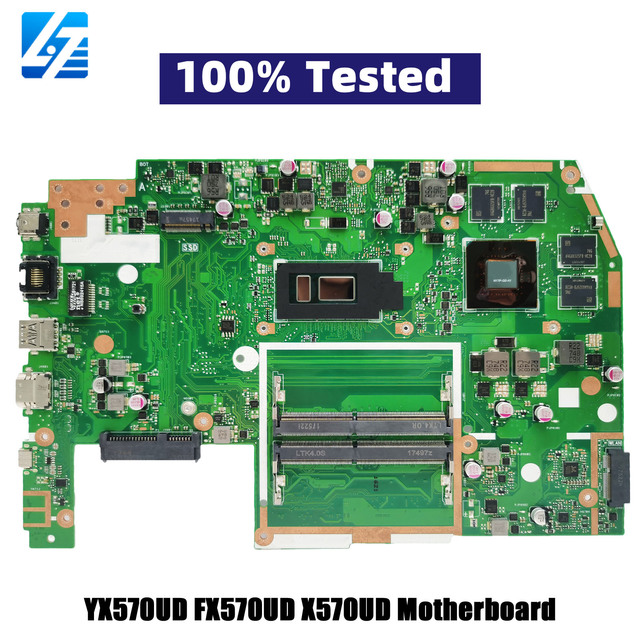 X570UD Laptop Motherboard for ASUS VivoBook X570U YX570UD FX570UD X570UD Notebook Mainboard With I3 I5 I7 CPU 100% Tests OK Stk