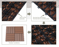 Dalles de terrasse en WPC imitation teck moderne, antidérapantes et étanches, prix de gros, fabrication OEM Chine, pour jardin extérieur et terrasses DIY