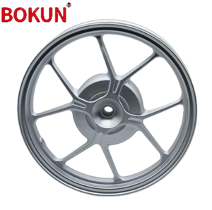 Nuevas <span class=keywords><strong>Llantas</strong></span> de Aleación de Aluminio Forjado para Motocicleta, Serie Y, <span class=keywords><strong>Grandes</strong></span>, de 1.85/2.15x14 Pulgadas, Ocho Radios, Color Plata-Blanco - Product Image 2