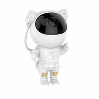 Lampe de Projection Ciel Étoilé Dynamique Astronaute avec Musique - Veilleuse Ambiance Chambre Décoration Plafond Chevet Faible Consommation Matériau ABS