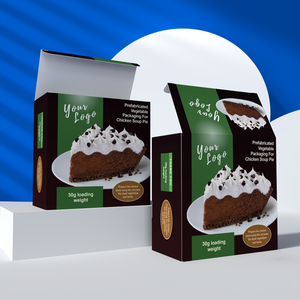 Boîte d'emballage personnalisée en satin pour tarte au chocolat, boîte en papier pour dessert congelé, emballage pour tarte - Product Image 4