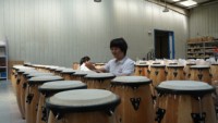 OEM Professional Classic Latin Percussion Wood Conga Drum Sets 11" Stand Ergonomic Design Customizable Size & Color
