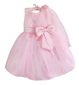 Robe de princesse pour enfants, filles, bébés, pour mariage, spectacle, style Flower Child, produit chinois - Product Image 1