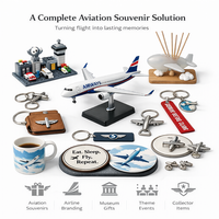 Kit de Regalo de Aviación Personalizado con Modelo de Avión, Accesorios de Viaje, Ropa y Artículos con Temática de Aviación para Programas de Marca