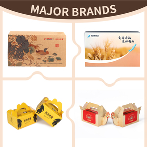 Disposable Kraft Paper Food Grade Grease Proof Waterproof Fast Food Takeaway Lunch <strong>Box</strong> with Embossing for Sushi Noodle Packaging - Product Image 2