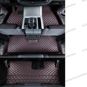 가죽 자동차 바닥 매트 Jetour X70 2018 2019 2020 2021 프로텍터 X70S 카펫 매트 커버 액세서리 좌석 7 3 행 자동차